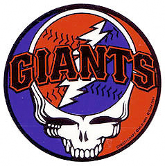 Stealie with Giants logo